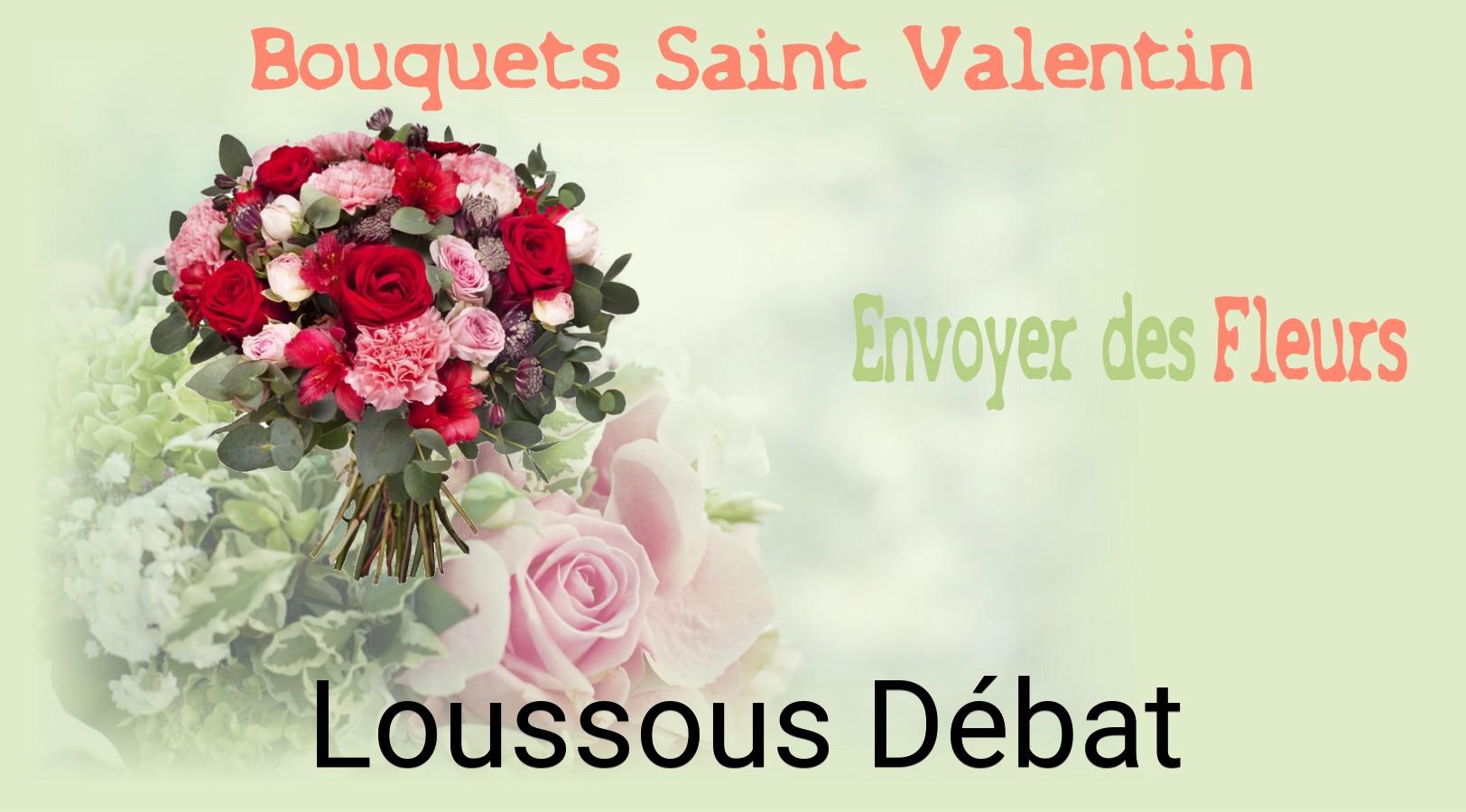 Roses de Saint-Valentin livrées à Loussous-Débat